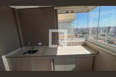 Sala - Sala de Jantar Varanda de apartamento para alugar com 2 quartos, 52m² em Vila Humaitá, Santo André