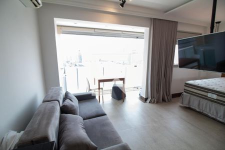 Sala - Studio de kitnet/studio à venda com 1 quarto, 33m² em Santo Amaro, São Paulo
