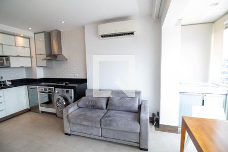 Sala - Studio de kitnet/studio à venda com 1 quarto, 33m² em Santo Amaro, São Paulo