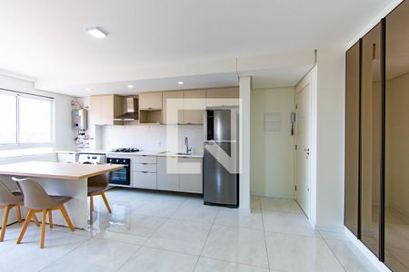 Sala/Cozinha de apartamento à venda com 2 quartos, 54m² em Bairro Fátima, Canoas