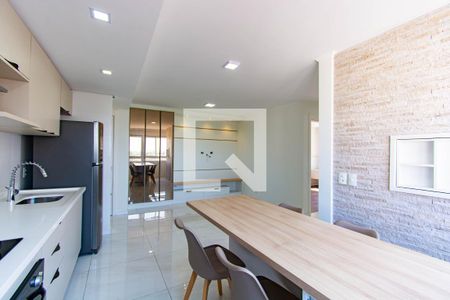 Sala/Cozinha de apartamento à venda com 2 quartos, 54m² em Bairro Fátima, Canoas