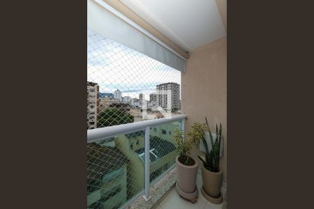 Varanda da Sala de apartamento à venda com 3 quartos, 73m² em Tijuca, Rio de Janeiro