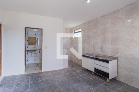 Cozinha e área de serviço de casa para alugar com 1 quarto, 40m² em Vila Silviania, Carapicuíba