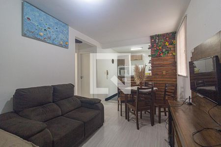 Sala de apartamento para alugar com 2 quartos, 52m² em Santa Cândida, Curitiba