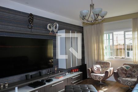 Sala de TV de casa à venda com 3 quartos, 310m² em Santa Maria, São Caetano do Sul