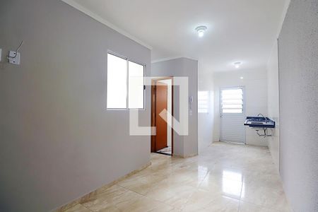 Sala de apartamento para alugar com 2 quartos, 46m² em Vila Clarice, Santo André