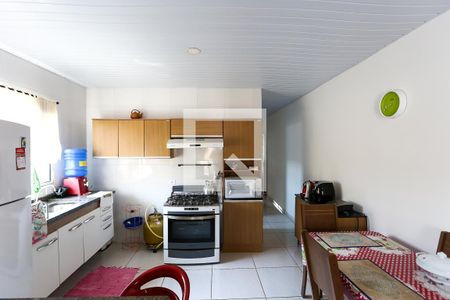 Sala / cozinha de casa para alugar com 1 quarto, 90m² em Parque Residencial Monica, Taboão da Serra