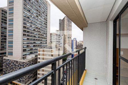 Sacada de kitnet/studio para alugar com 1 quarto, 26m² em Bela Vista, São Paulo
