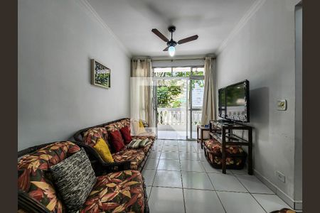Sala de apartamento para alugar com 2 quartos, 62m² em Jardim Virgínia, Guarujá