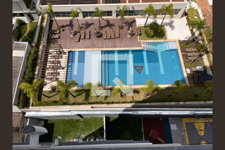 Vista da sacada de apartamento à venda com 2 quartos, 33m² em Água Branca, São Paulo