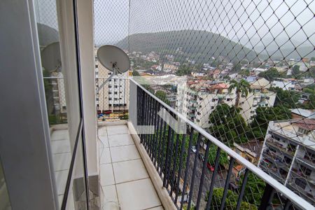 varanda de apartamento para alugar com 2 quartos, 50m² em Pechincha, Rio de Janeiro