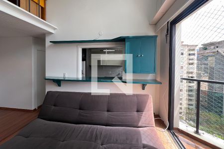 Sala de apartamento para alugar com 1 quarto, 57m² em Itaim Bibi, São Paulo