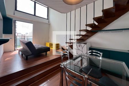 Sala de apartamento para alugar com 1 quarto, 57m² em Itaim Bibi, São Paulo