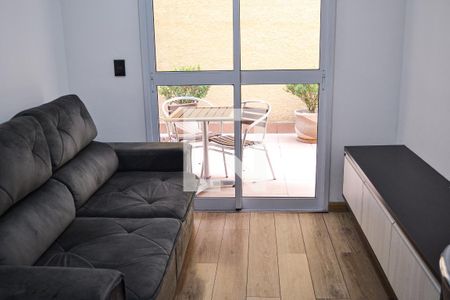 Sala de apartamento para alugar com 1 quarto, 72m² em Barcelona, São Caetano do Sul