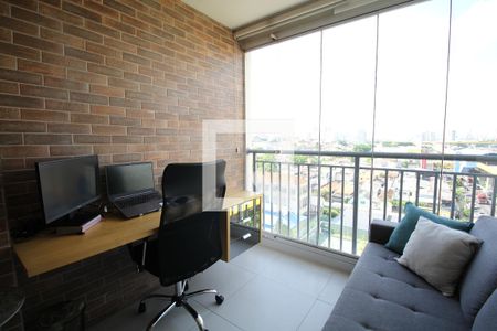 Varanda da Sala de apartamento à venda com 2 quartos, 54m² em Ipiranga, São Paulo