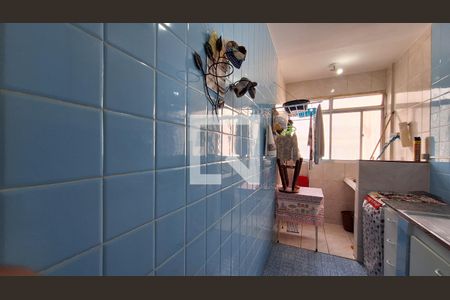 Cozinha de apartamento para alugar com 1 quarto, 52m² em Canto do Forte, Praia Grande