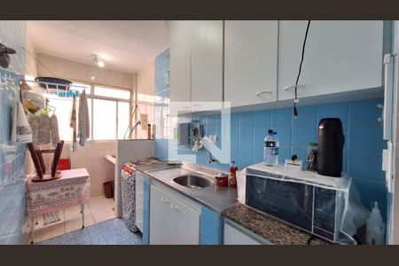 Cozinha de apartamento para alugar com 1 quarto, 52m² em Canto do Forte, Praia Grande