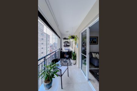 Varanda da Sala de apartamento à venda com 3 quartos, 77m² em Alto da Mooca, São Paulo