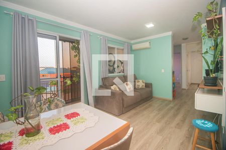 Sala de apartamento à venda com 3 quartos, 71m² em Humaitá, Porto Alegre