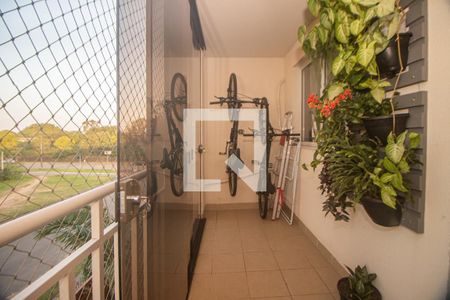 Varanda da Sala de apartamento à venda com 3 quartos, 71m² em Humaitá, Porto Alegre