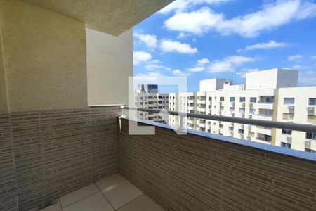 Varanda da Sala de apartamento à venda com 3 quartos, 78m² em Taquara, Rio de Janeiro