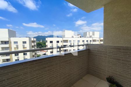 Varanda da Sala de apartamento à venda com 3 quartos, 78m² em Taquara, Rio de Janeiro