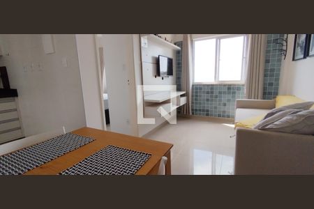 Sala de apartamento para alugar com 1 quarto, 42m² em Costa Azul, Salvador