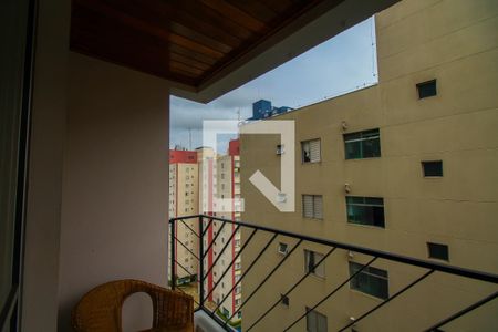 Varanda da Sala de apartamento à venda com 2 quartos, 60m² em Vila Esperança, São Paulo