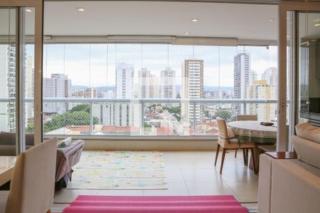 Vista da Sala de apartamento à venda com 3 quartos, 129m² em Vila Romana, São Paulo