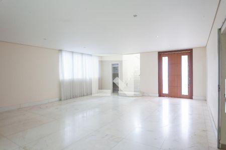 sala de casa de condomínio à venda com 4 quartos, 580m² em Alphaville, Nova Lima