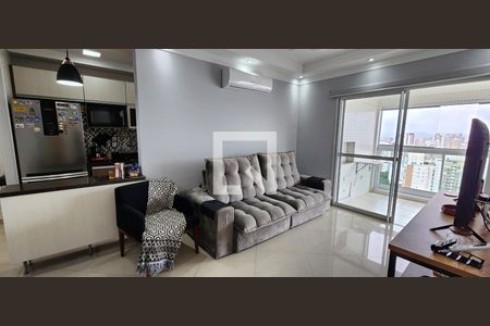 Sala de apartamento para alugar com 2 quartos, 77m² em José Menino, Santos