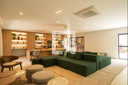 Apartamento para alugar com 28m², 1 quarto e sem vagaÁrea comum - Salão de festas