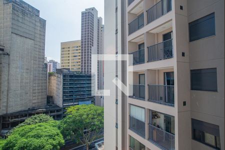 Vista da Varanda da Sala de apartamento para alugar com 1 quarto, 28m² em Bela Vista, São Paulo