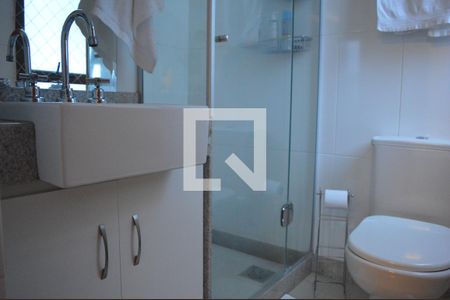 Banheiro da Suíte de apartamento à venda com 3 quartos, 95m² em Gutierrez, Belo Horizonte