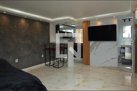 Sala/Quarto de apartamento para alugar com 1 quarto, 35m² em Vargem Grande, Rio de Janeiro