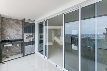 Varanda da Sala de apartamento à venda com 3 quartos, 120m² em Barreiro, Belo Horizonte