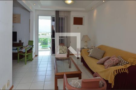 Sala de apartamento para alugar com 2 quartos, 110m² em Recreio dos Bandeirantes, Rio de Janeiro