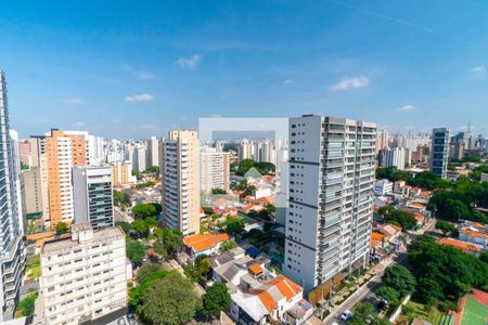 Vista da Sala de apartamento à venda com 1 quarto, 24m² em Vila Clementino, São Paulo