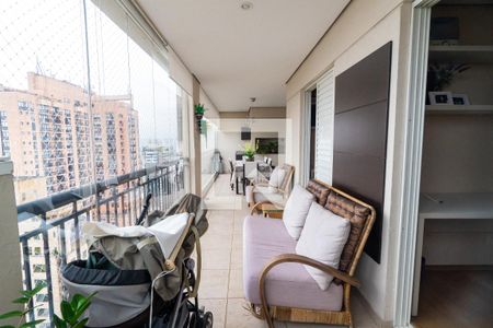 Sacada da Sala e Quartos de apartamento para alugar com 4 quartos, 158m² em Vila Clementino, São Paulo