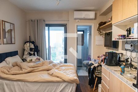 Sala/quarto/cozinha de apartamento à venda com 1 quarto, 22m² em Vila Mariana, São Paulo