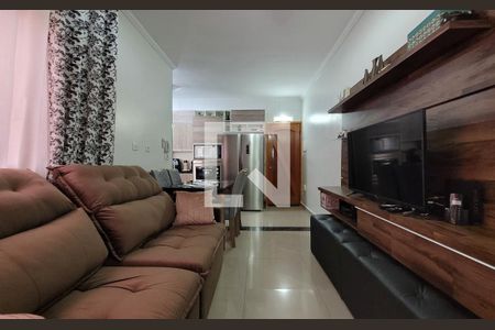 Sala de apartamento à venda com 3 quartos, 122m² em Vila Camilópolis, Santo André