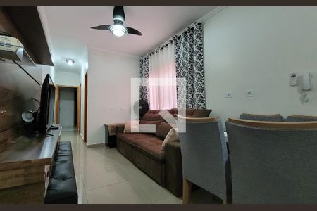Sala de apartamento à venda com 3 quartos, 122m² em Vila Camilópolis, Santo André