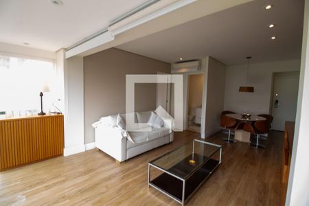 Sala de apartamento à venda com 1 quarto, 60m² em Campo Belo, São Paulo
