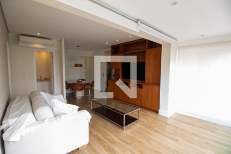 Sala de apartamento à venda com 1 quarto, 60m² em Campo Belo, São Paulo