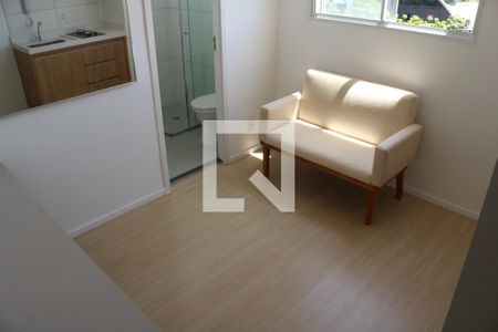 Sala e Cozinha Integrada de apartamento para alugar com 1 quarto, 24m² em Barra Funda, São Paulo
