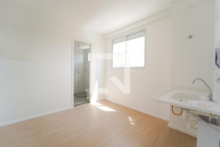 Cozinha de apartamento para alugar com 1 quarto, 24m² em Barra Funda, São Paulo