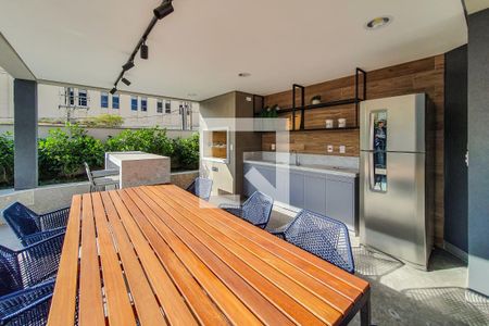 Studio para alugar com 24m², 1 quarto e sem vagaChurrasqueira