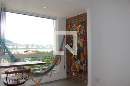 Vista da Sala de apartamento à venda com 3 quartos, 95m² em Urca, Rio de Janeiro