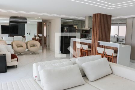 Sala de apartamento à venda com 3 quartos, 140m² em Jardim Olympia, São Paulo