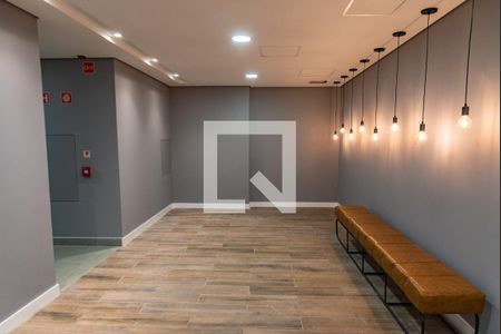 Studio para alugar com 28m², 1 quarto e sem vaga Studio para alugar com 28m², 1 quarto e sem vagaHall de entrada